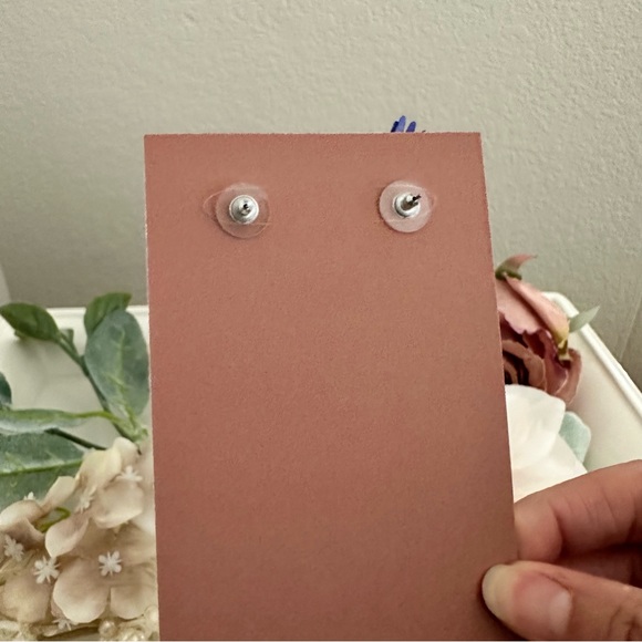 Mignonne Gavigan Madeline Purple Silver Earrings NWT - Picture 6 of 12